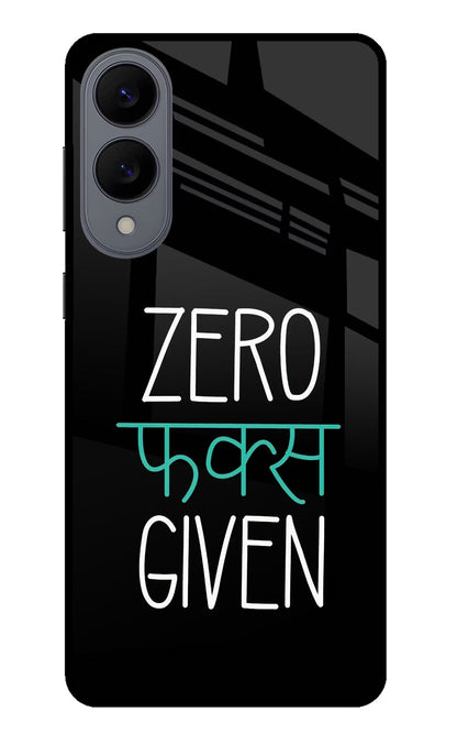 Zero Fucks Given Samsung S25 Edge Back Cover