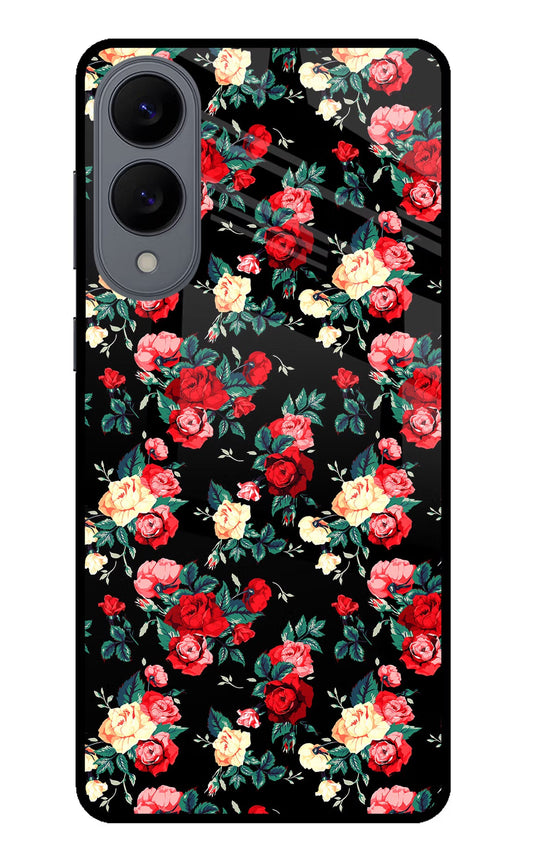 Rose Pattern Samsung S25 Edge Back Cover