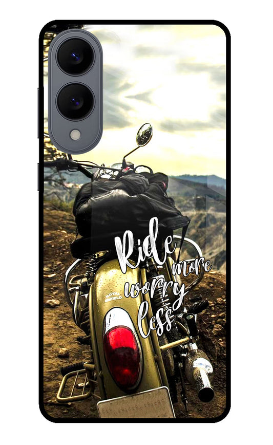 Ride More Worry Less Samsung S25 Edge Back Cover