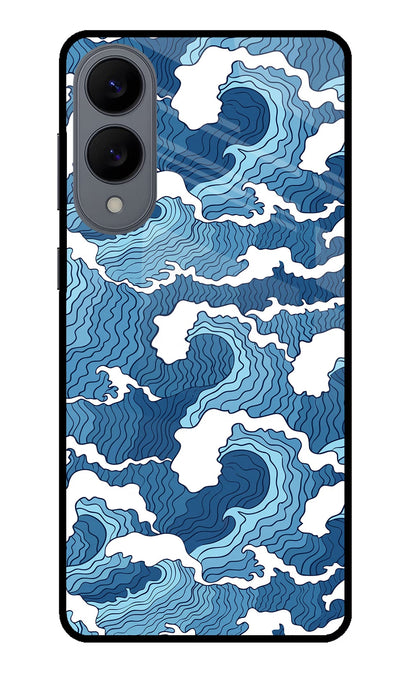 Blue Waves Samsung S25 Edge Back Cover