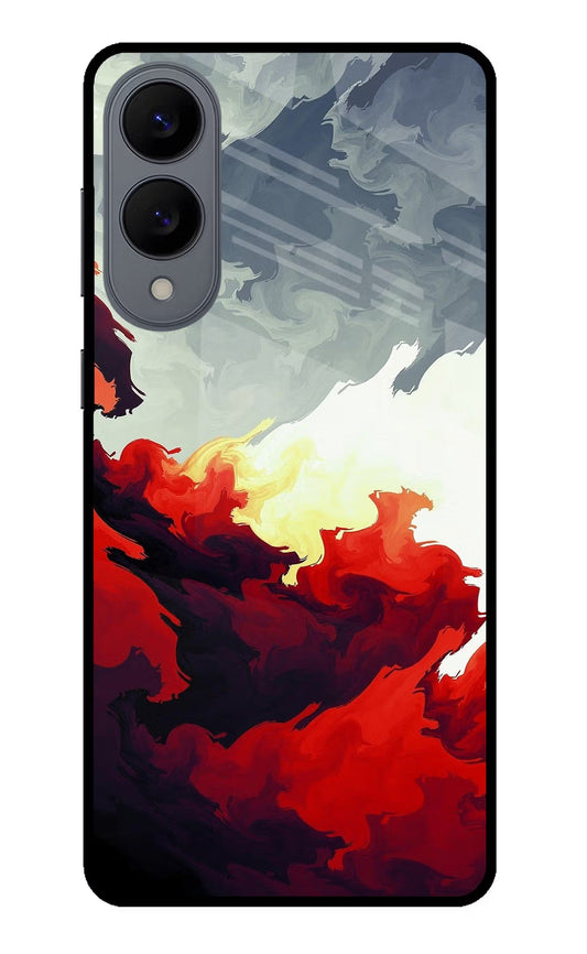 Fire Cloud Samsung S25 Edge Back Cover
