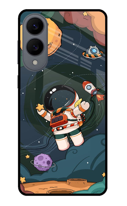Cartoon Astronaut Samsung S25 Edge Back Cover