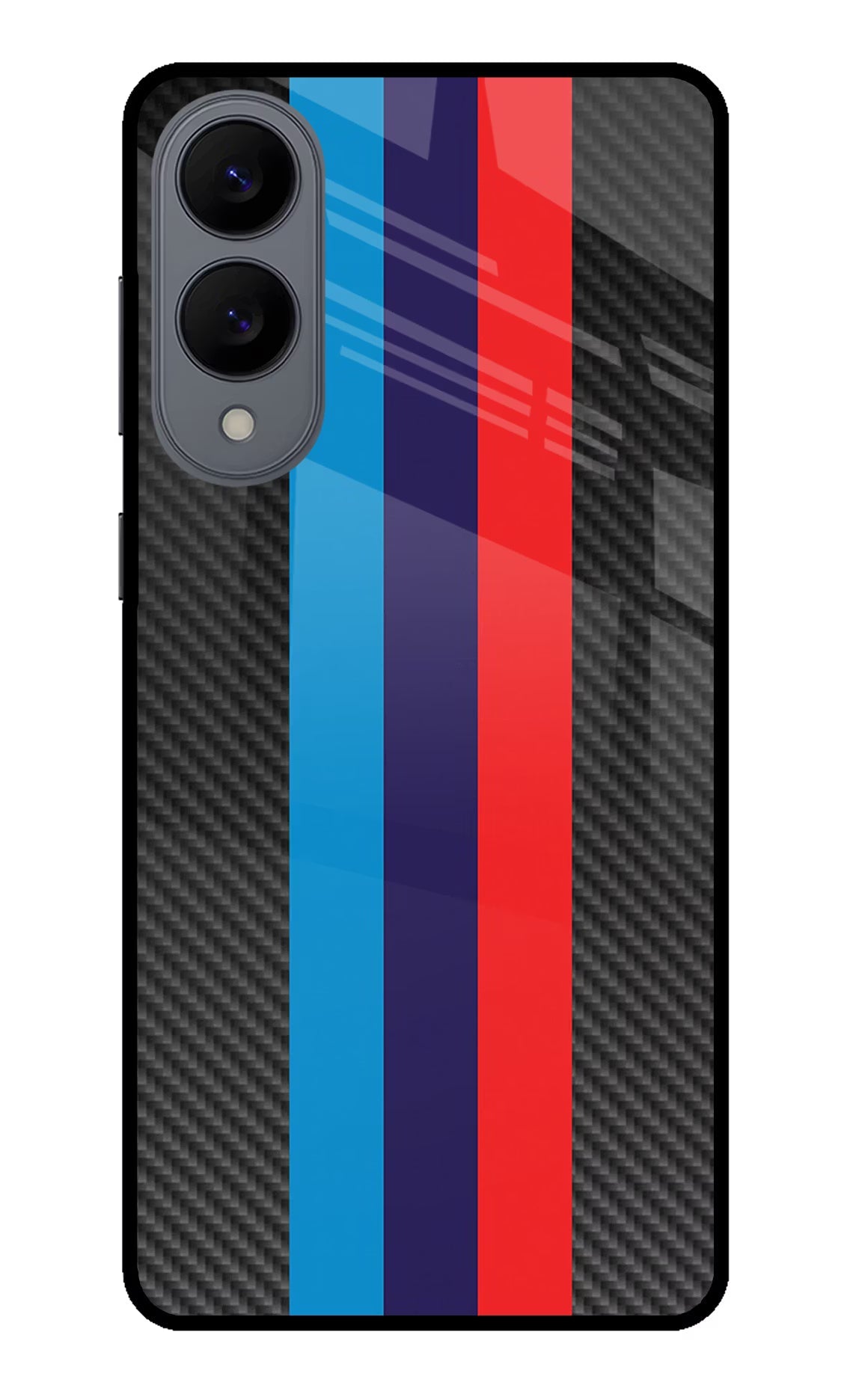 BMW Stripes Pattern Samsung S25 Edge Back Cover