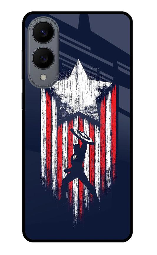 Captain America Marvel Art Samsung S25 Edge Back Cover