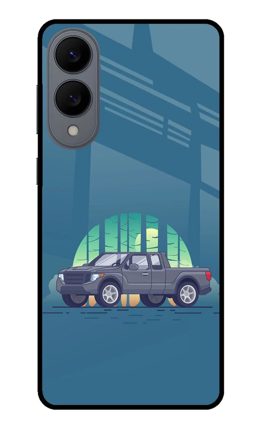 Retro Garage Vibe Samsung S25 Edge Back Cover