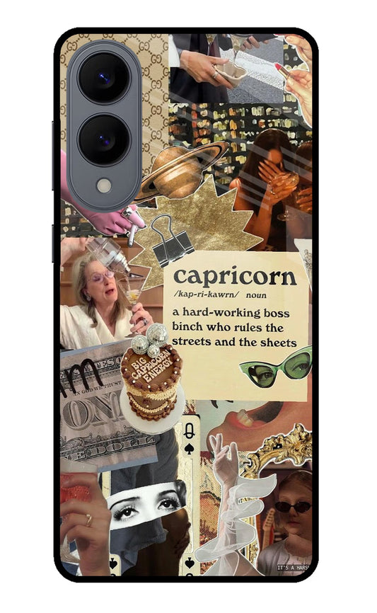 Capricorn Zodiac Samsung S25 Edge Back Cover