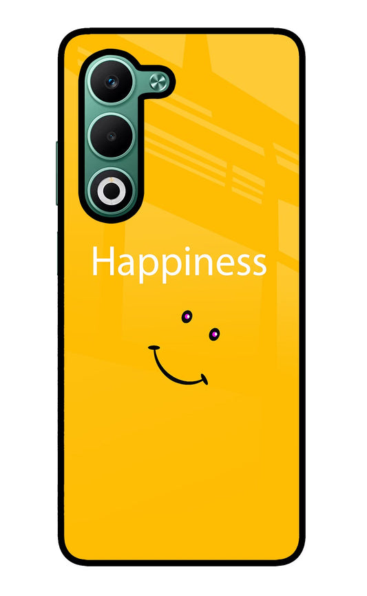 Happiness With Smiley Oppo A5 5G Glass Case