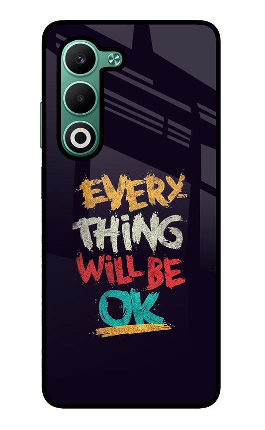 Everything Will Be Ok Oppo A5 5G Glass Case