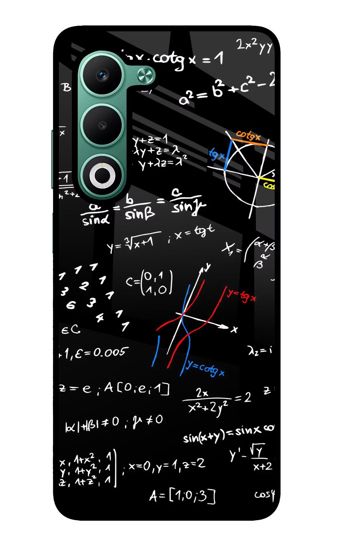 Mathematics Formula Oppo A5 5G Glass Case