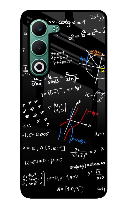 Mathematics Formula Oppo A5 5G Glass Case