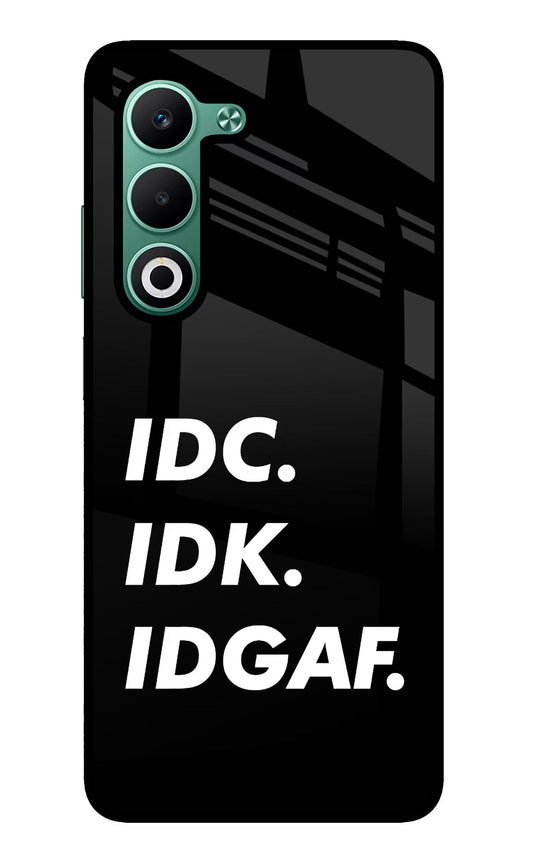 Idc Idk Idgaf Oppo A5 5G Glass Case