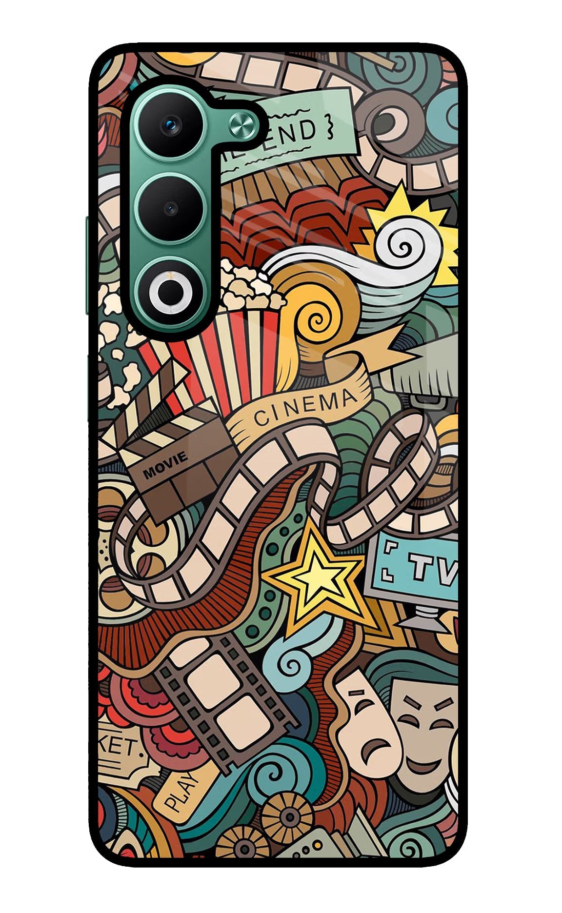 Cinema Abstract Oppo A5 5G Back Cover