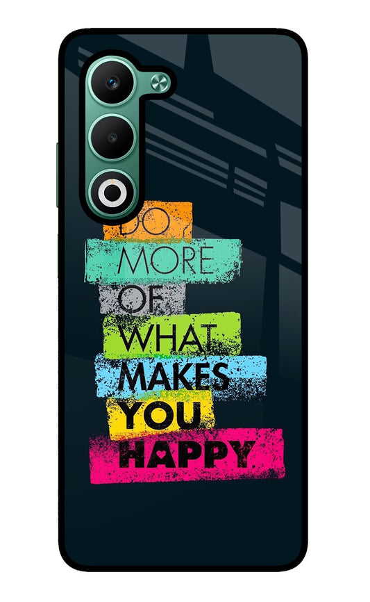 Do More Of What Makes You Happy Oppo A5 5G Glass Case