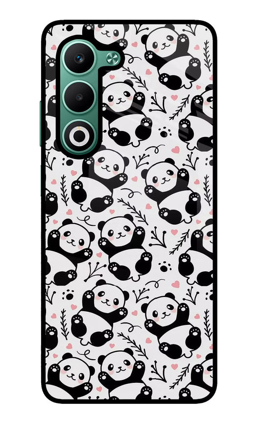 Cute Panda Oppo A5 5G Glass Case