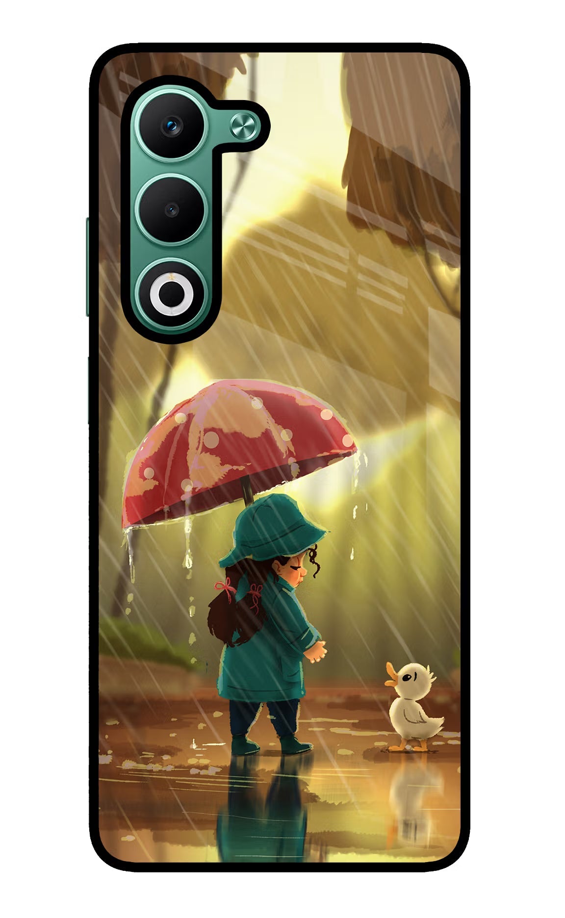 Rainy Day Oppo A5 5G Glass Case