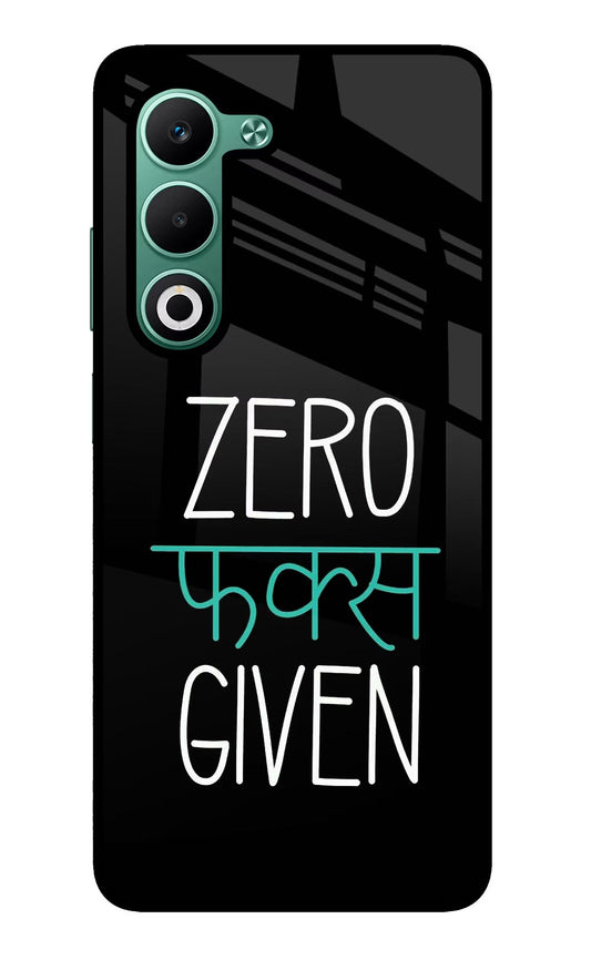 Zero Fucks Given Oppo A5 5G Back Cover