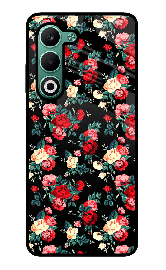 Rose Pattern Oppo A5 5G Back Cover