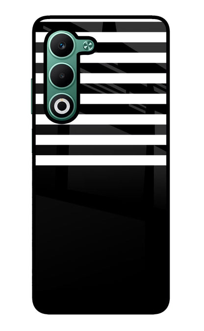 Black and White Print Oppo A5 5G Back Cover