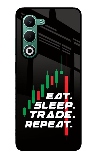 Eat Sleep Trade Repeat Oppo A5 5G Back Cover
