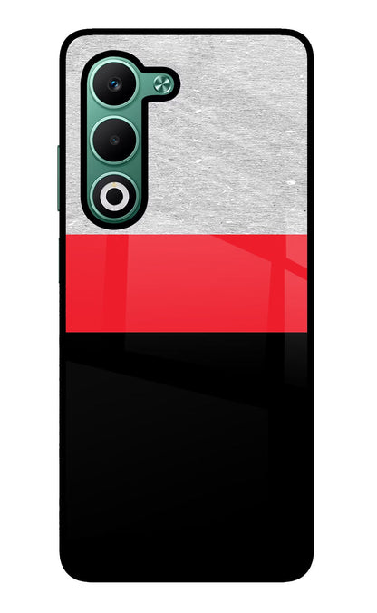 Tri Color Pattern Oppo A5 5G Back Cover