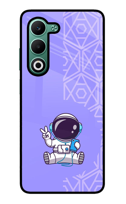 Cute Astronaut Chilling Oppo A5 5G Back Cover