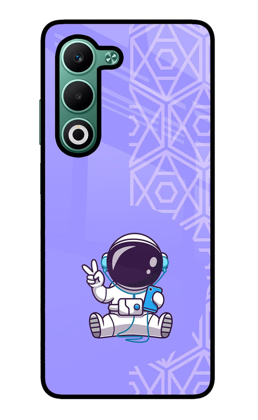Cute Astronaut Chilling Oppo A5 5G Back Cover