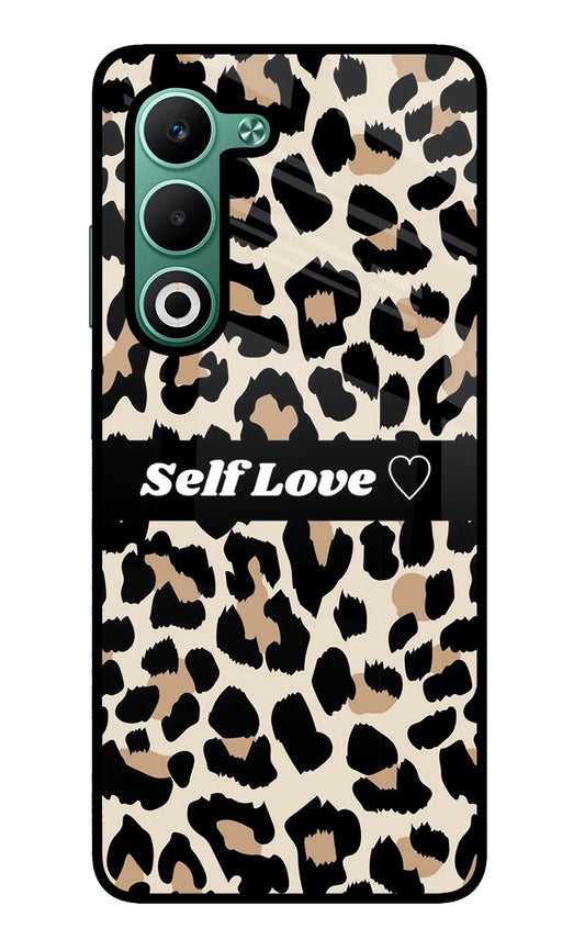Leopard Print Self Love Oppo A5 5G Back Cover