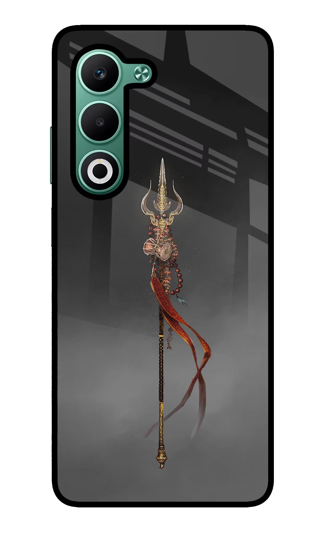Shiv Trishul Oppo A5 5G Glass Case