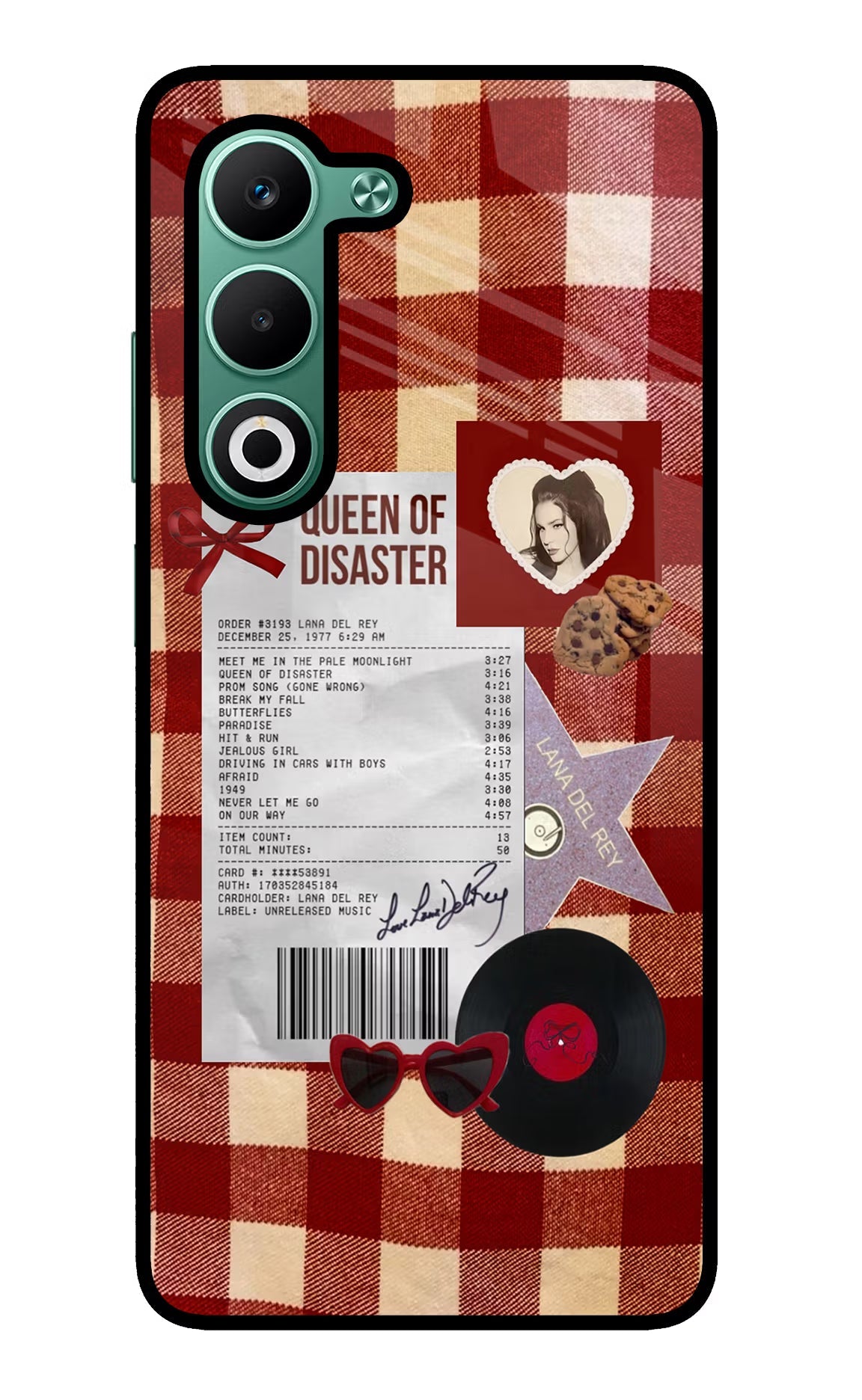 Queen of Disaster Oppo A5 5G Glass Case