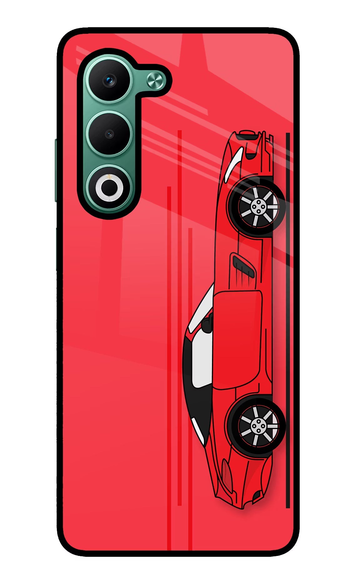 Red Velocity Oppo A5 5G Back Cover