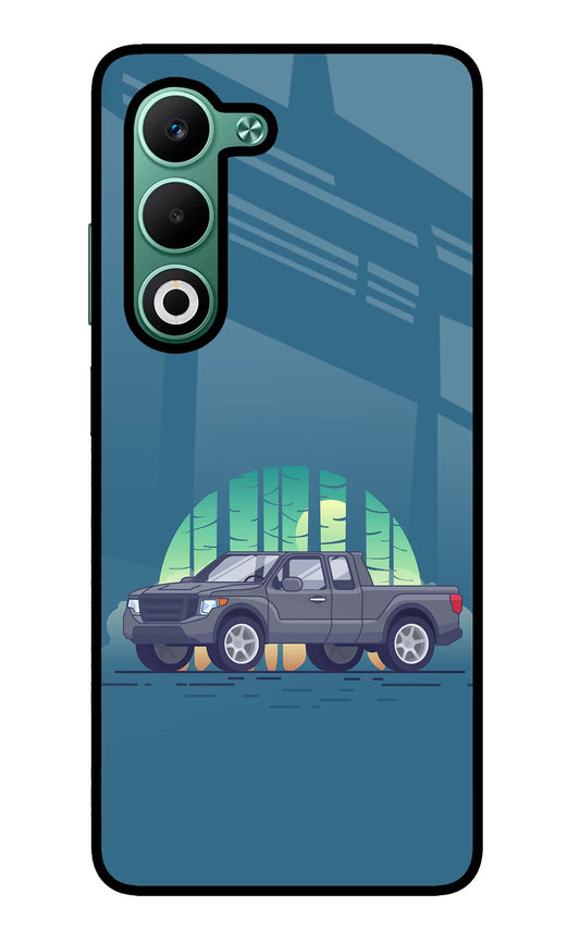 Retro Garage Vibe Oppo A5 5G Glass Case