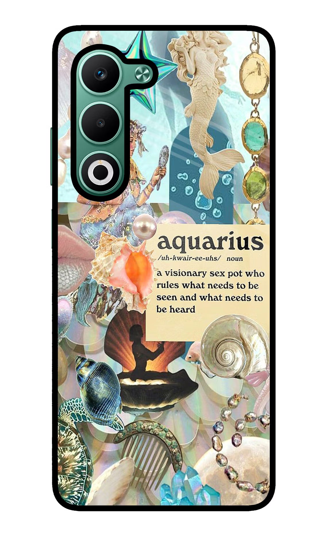 Aquarius Zodiac Oppo A5 5G Back Cover