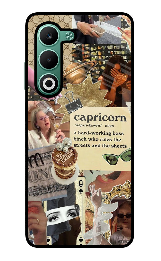Capricorn Zodiac Oppo A5 5G Glass Case