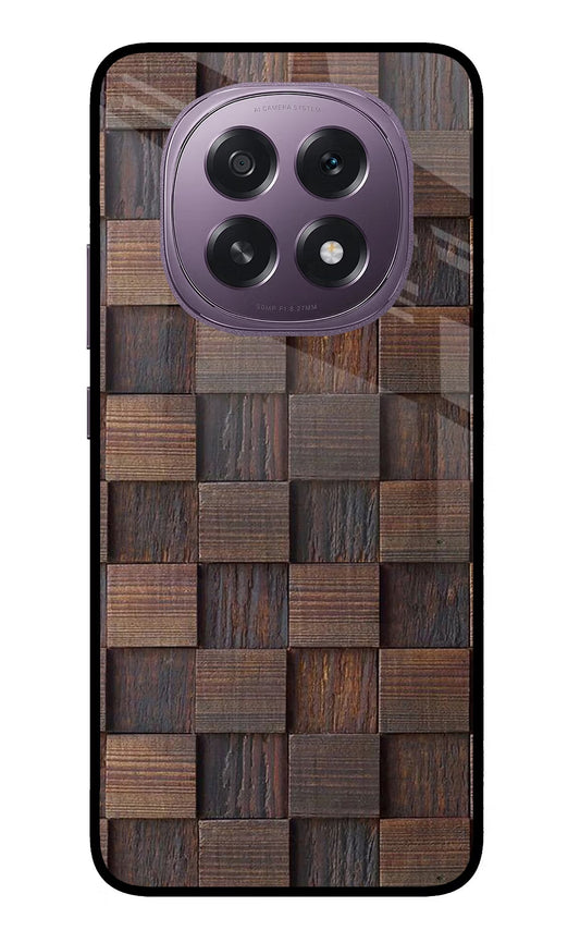Wooden Cube Design Oppo F29 5G Glass Case