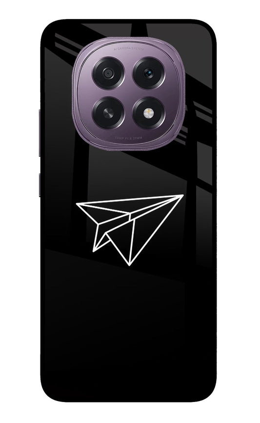 Paper Plane White Oppo F29 5G Back Cover