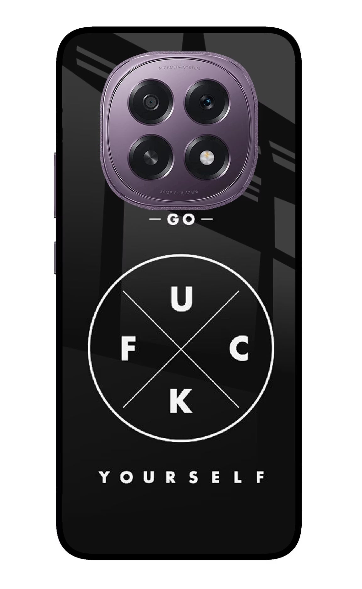Go Fuck Yourself Oppo F29 5G Glass Case