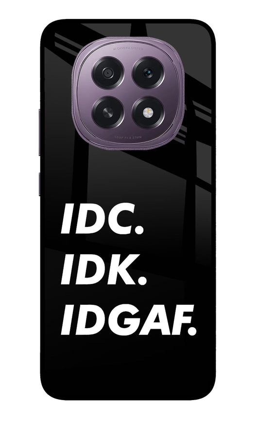Idc Idk Idgaf Oppo F29 5G Glass Case