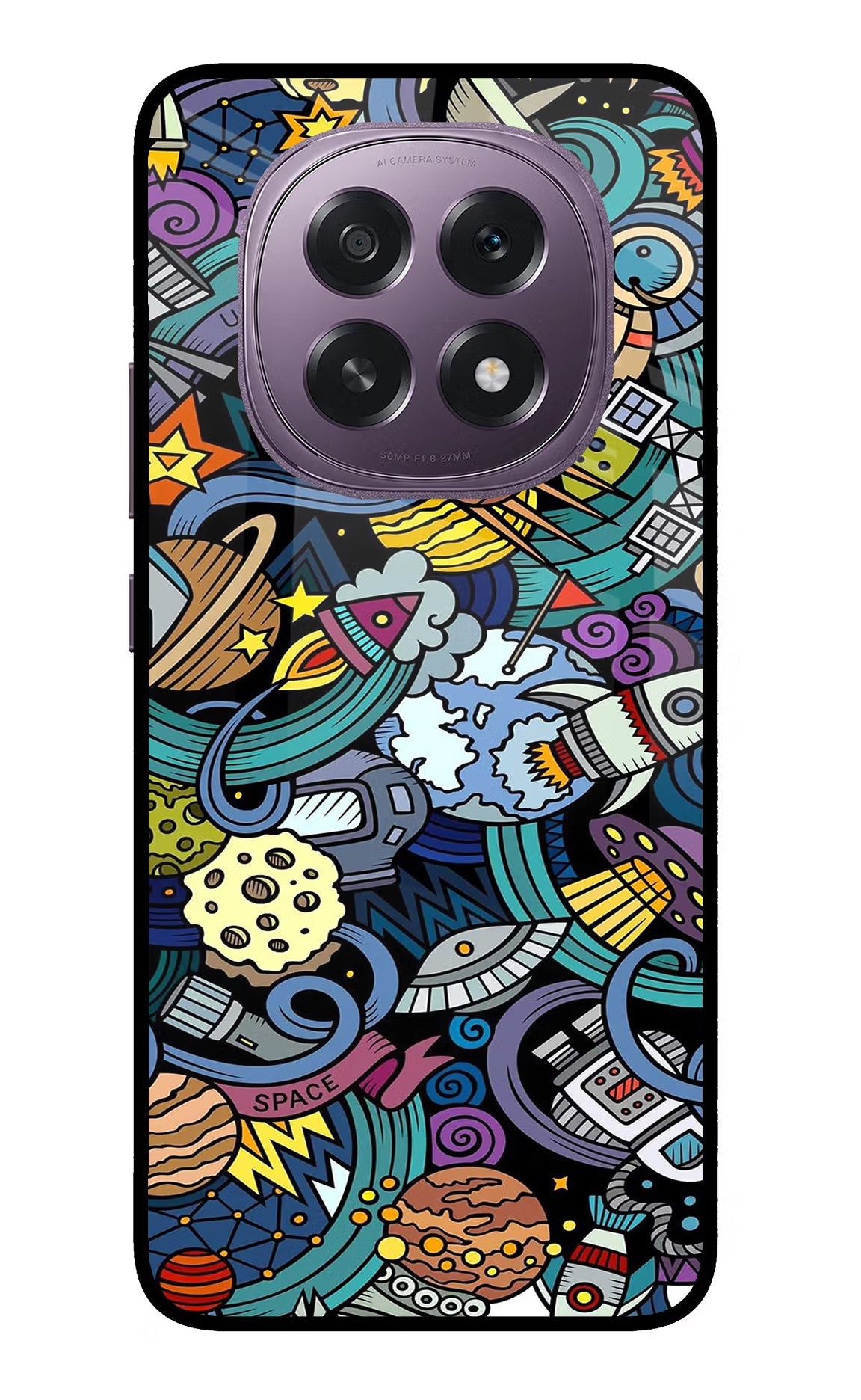 Space Abstract Oppo F29 5G Back Cover
