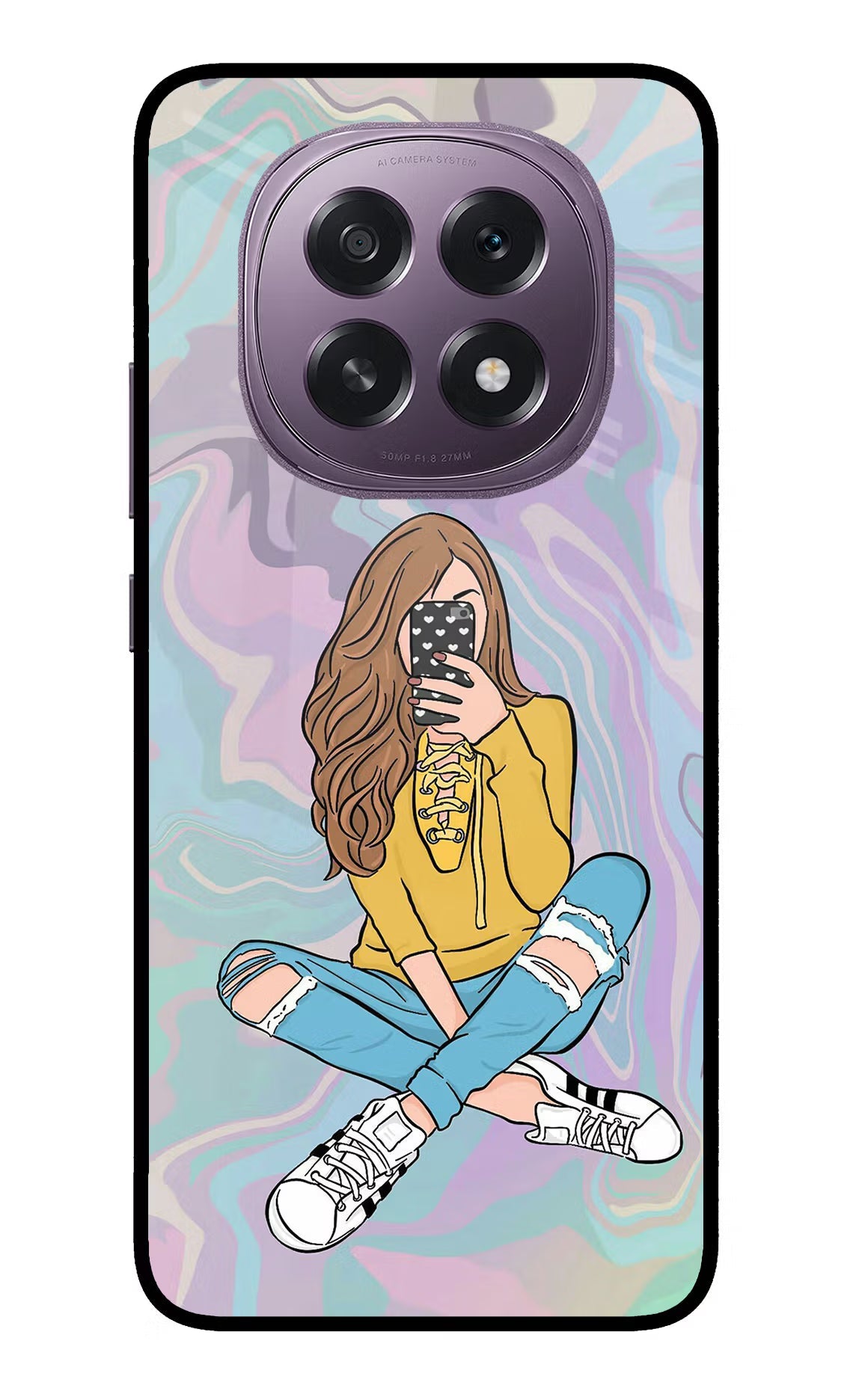 Selfie Girl Oppo F29 5G Glass Case