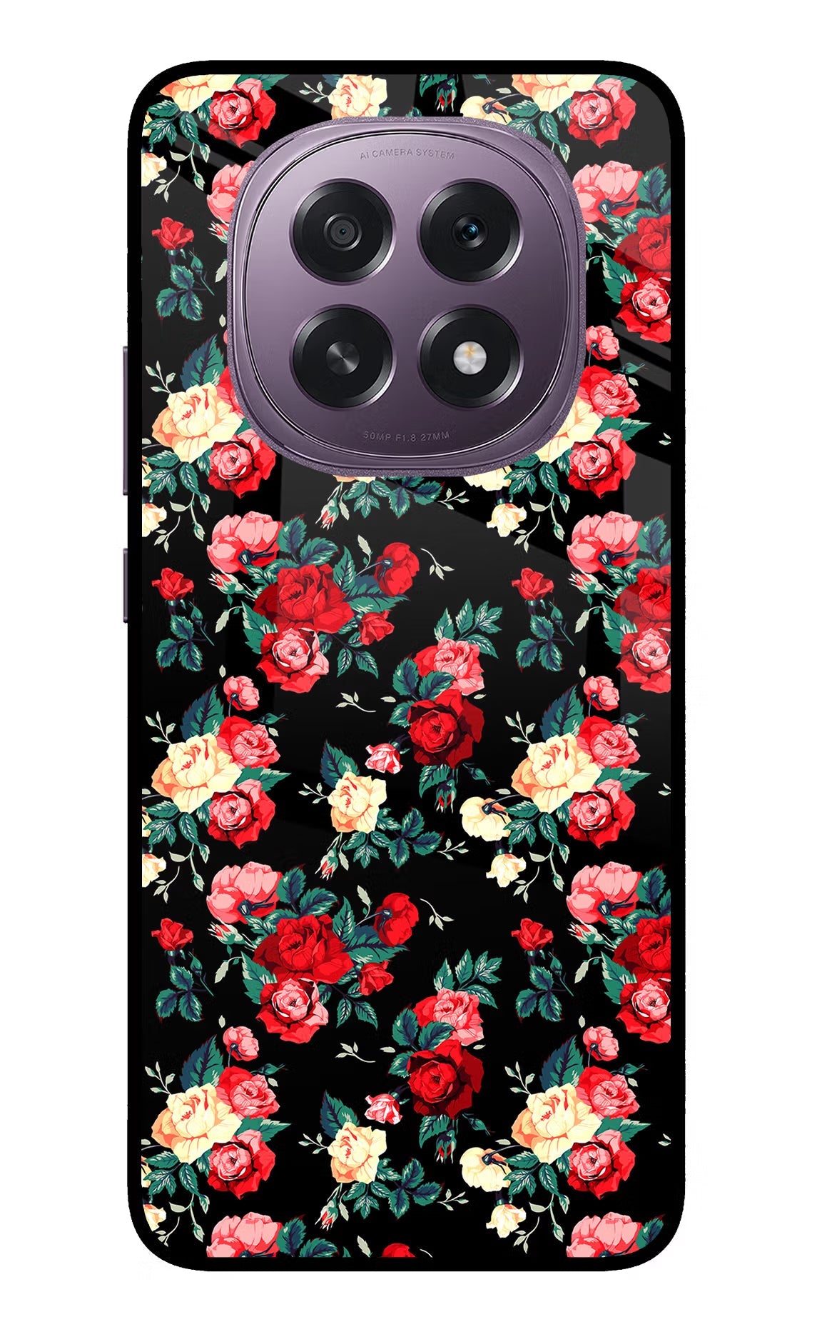 Rose Pattern Oppo F29 5G Back Cover
