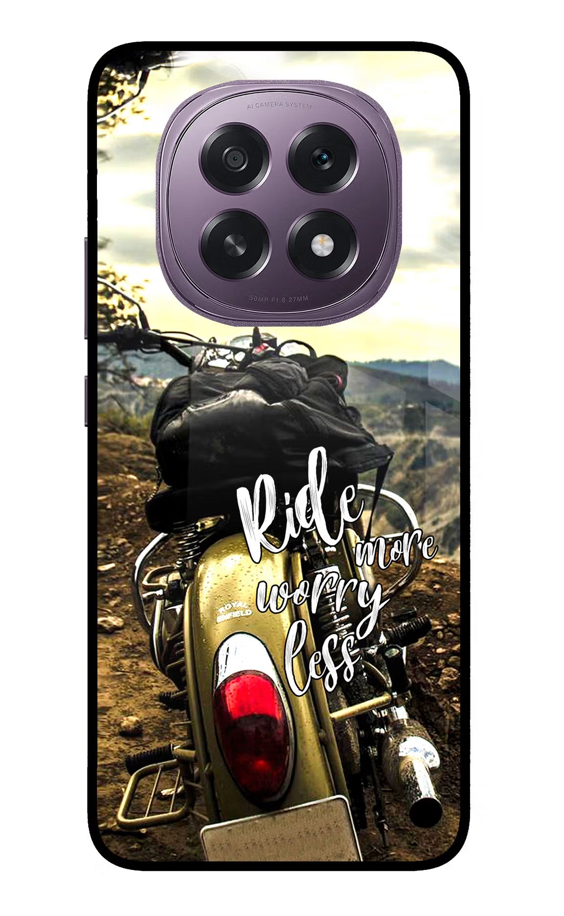 Ride More Worry Less Oppo F29 5G Back Cover