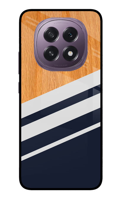 Blue and white wooden Oppo F29 5G Back Cover