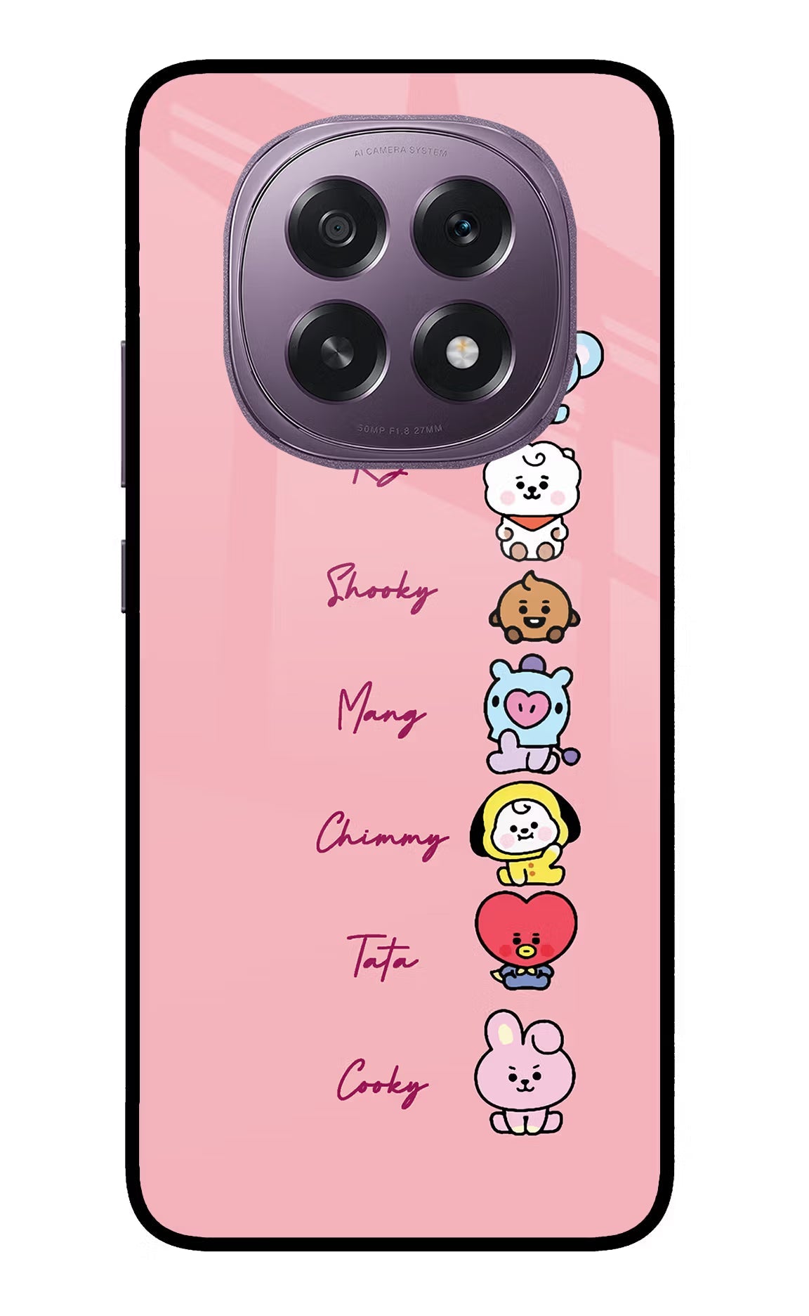 BTS names Oppo F29 5G Back Cover