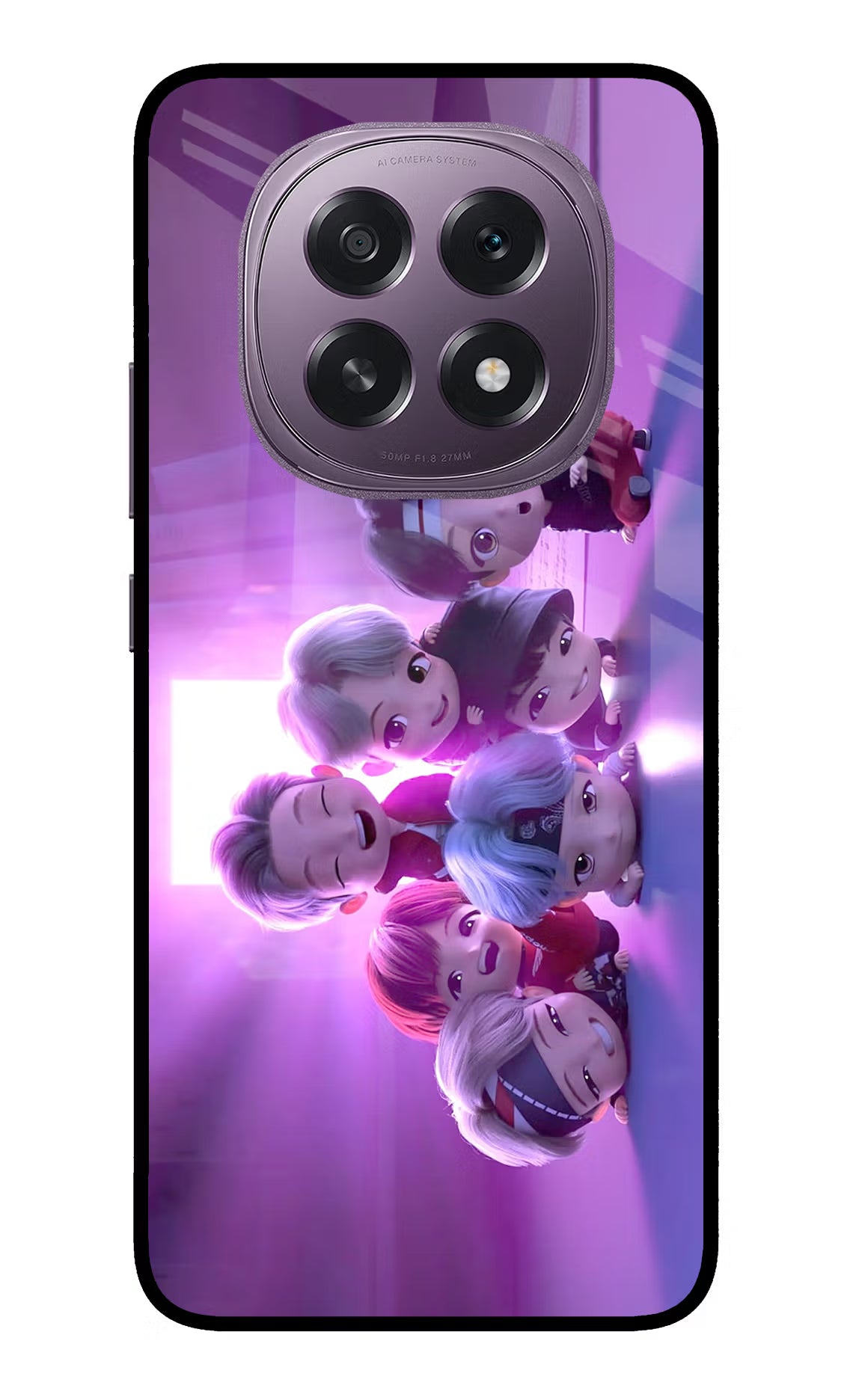 BTS Chibi Oppo F29 5G Glass Case