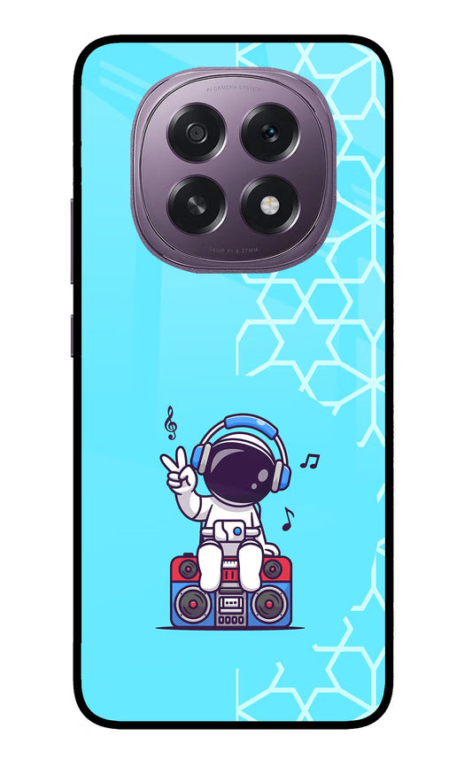 Cute Astronaut Chilling Oppo F29 5G Back Cover