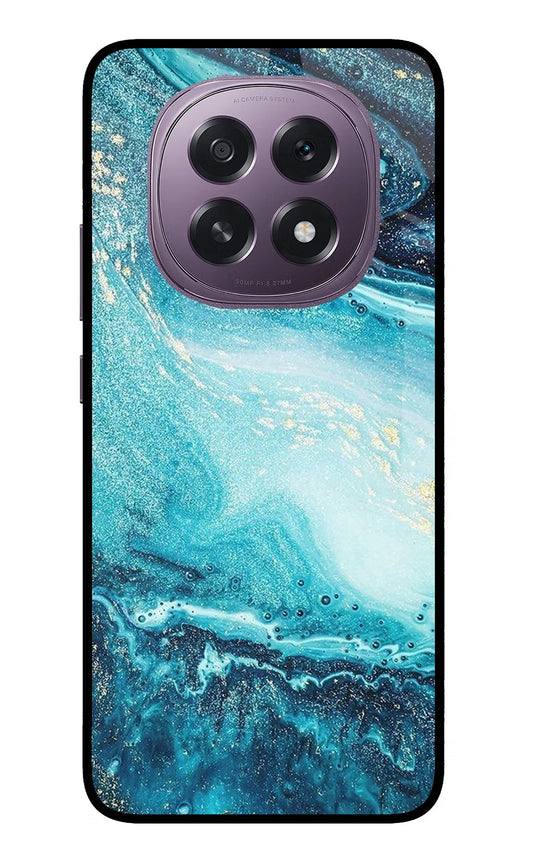 Blue Glitter Marble Oppo F29 5G Back Cover