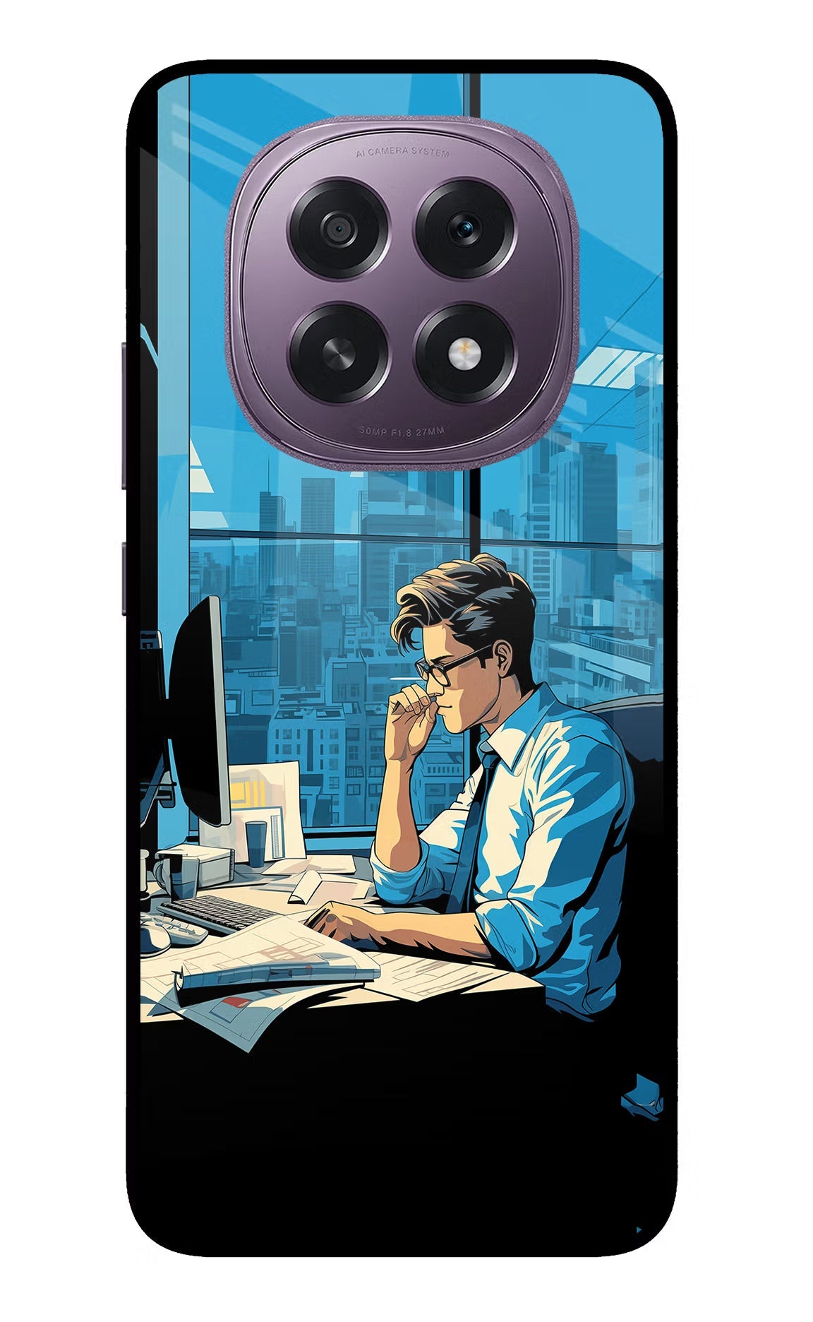 Focused Hustler (AI Generated) Oppo F29 5G Back Cover