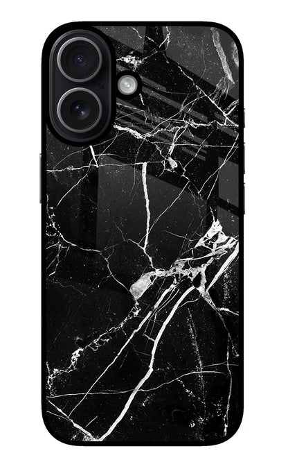 Black Marble Pattern iPhone 17 Back Cover