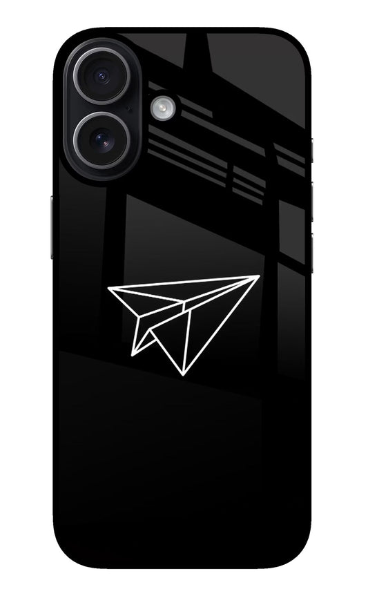 Paper Plane White iPhone 17 Back Cover