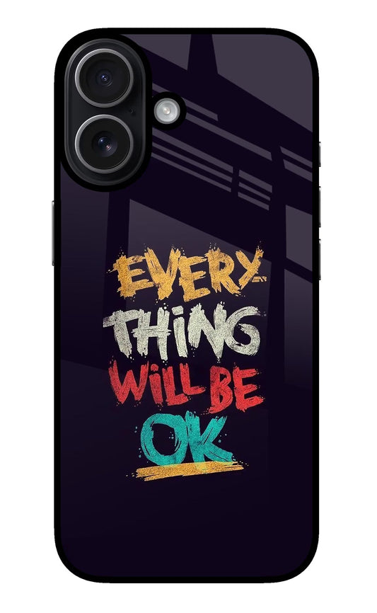 Everything Will Be Ok iPhone 17 Back Cover